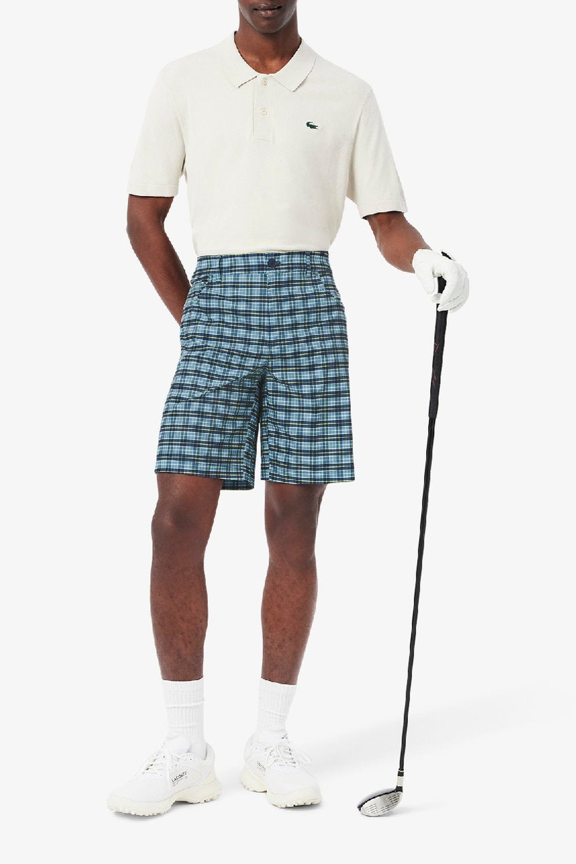 Short Golf à carreaux - Calcaire & Marine