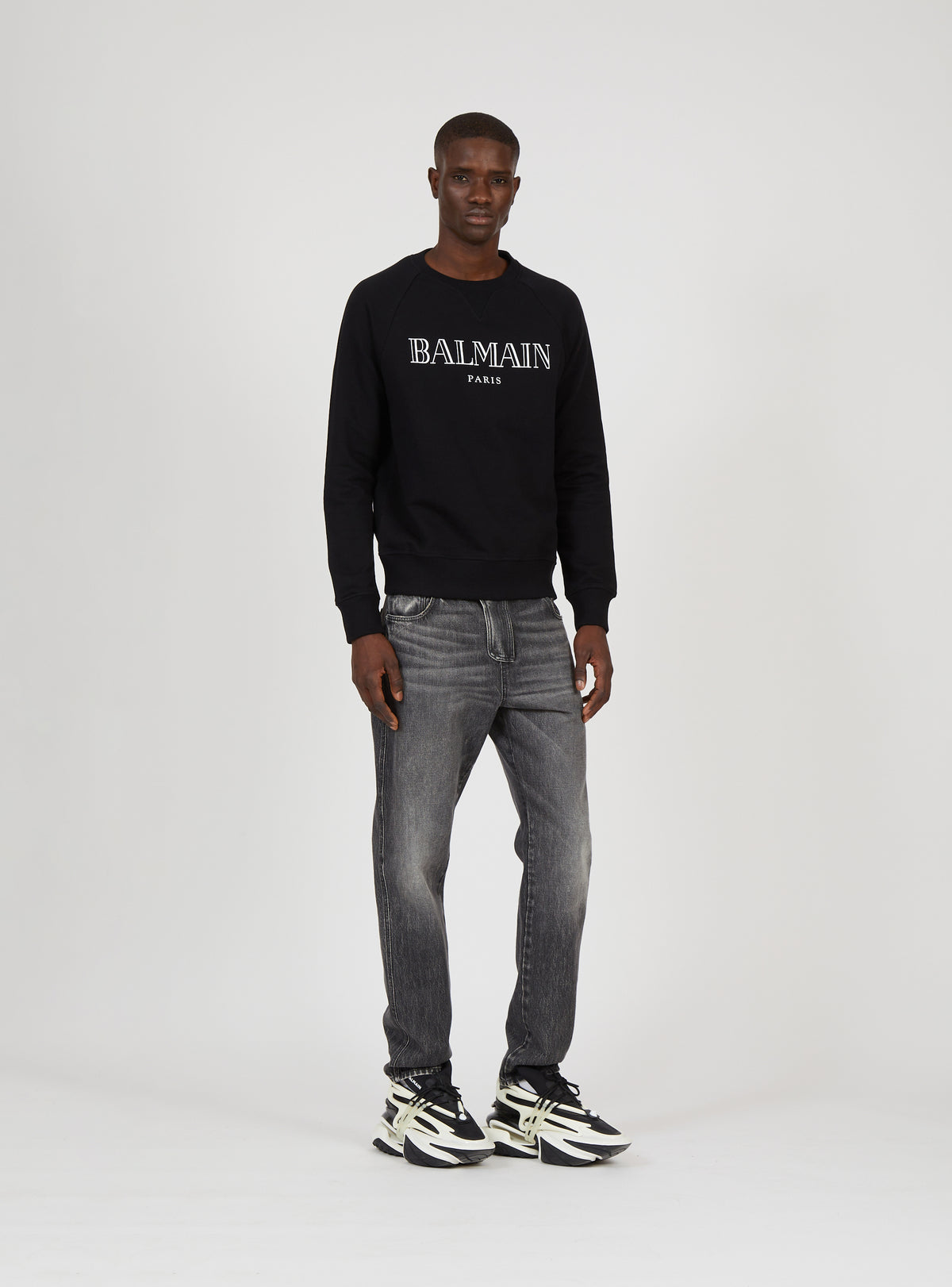 Sweat-shirt balmain vintage - Noir & Blanc