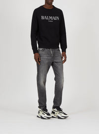 Sweatshirt Vintage - Noir & Blanc