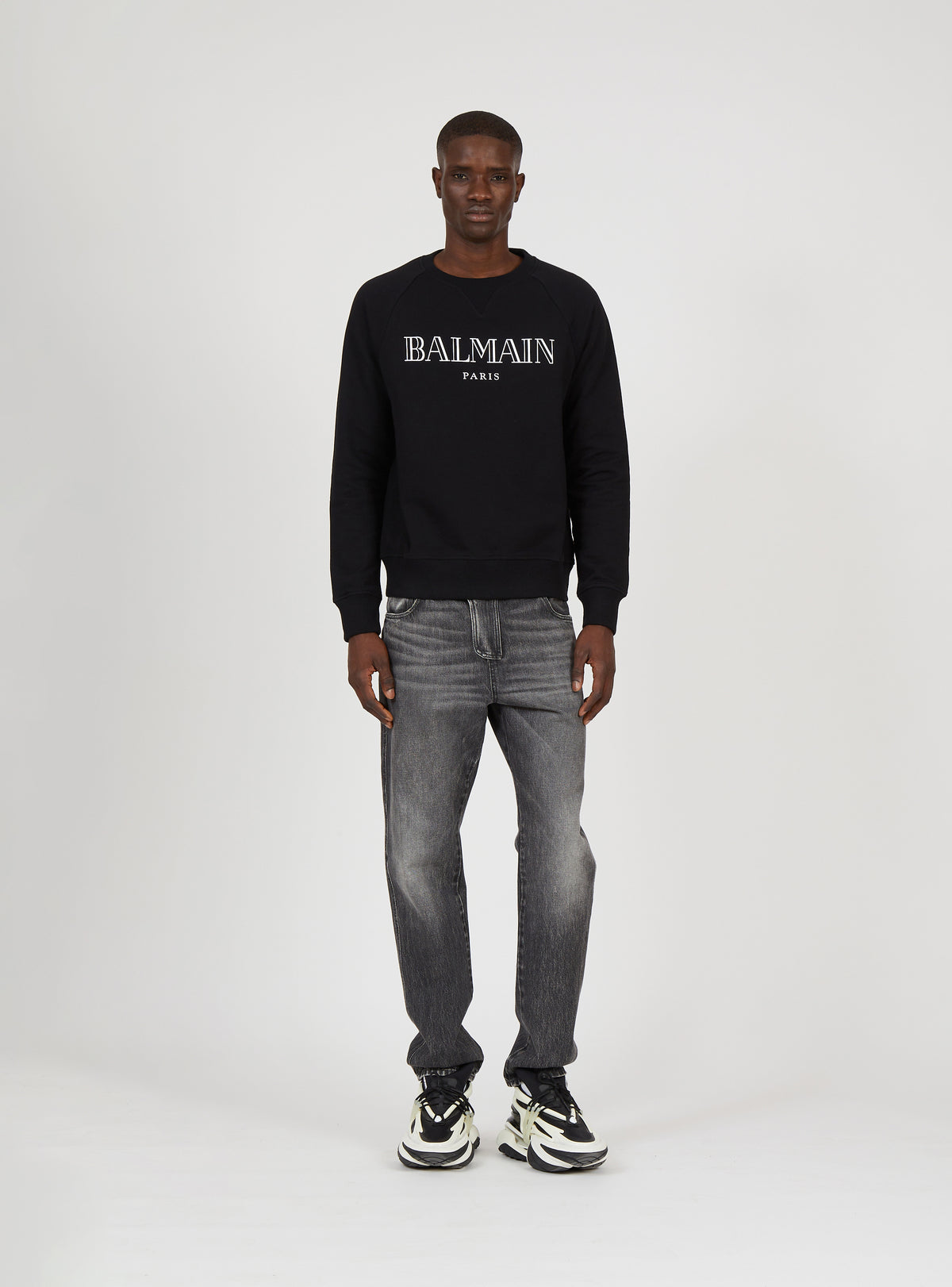 Sweat-shirt balmain vintage - Noir & Blanc