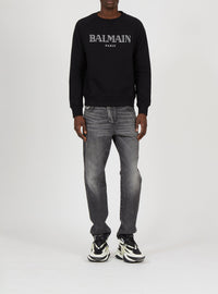 Sweatshirt Vintage - Noir & Blanc