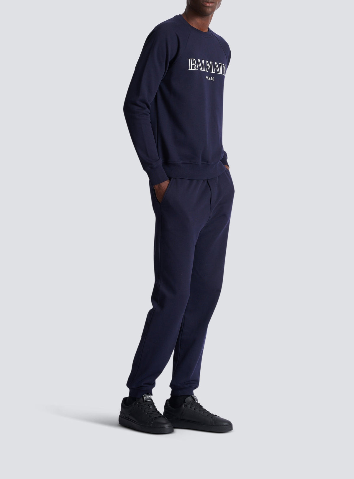 Vintage Sweatshirt - Dark Navy & White