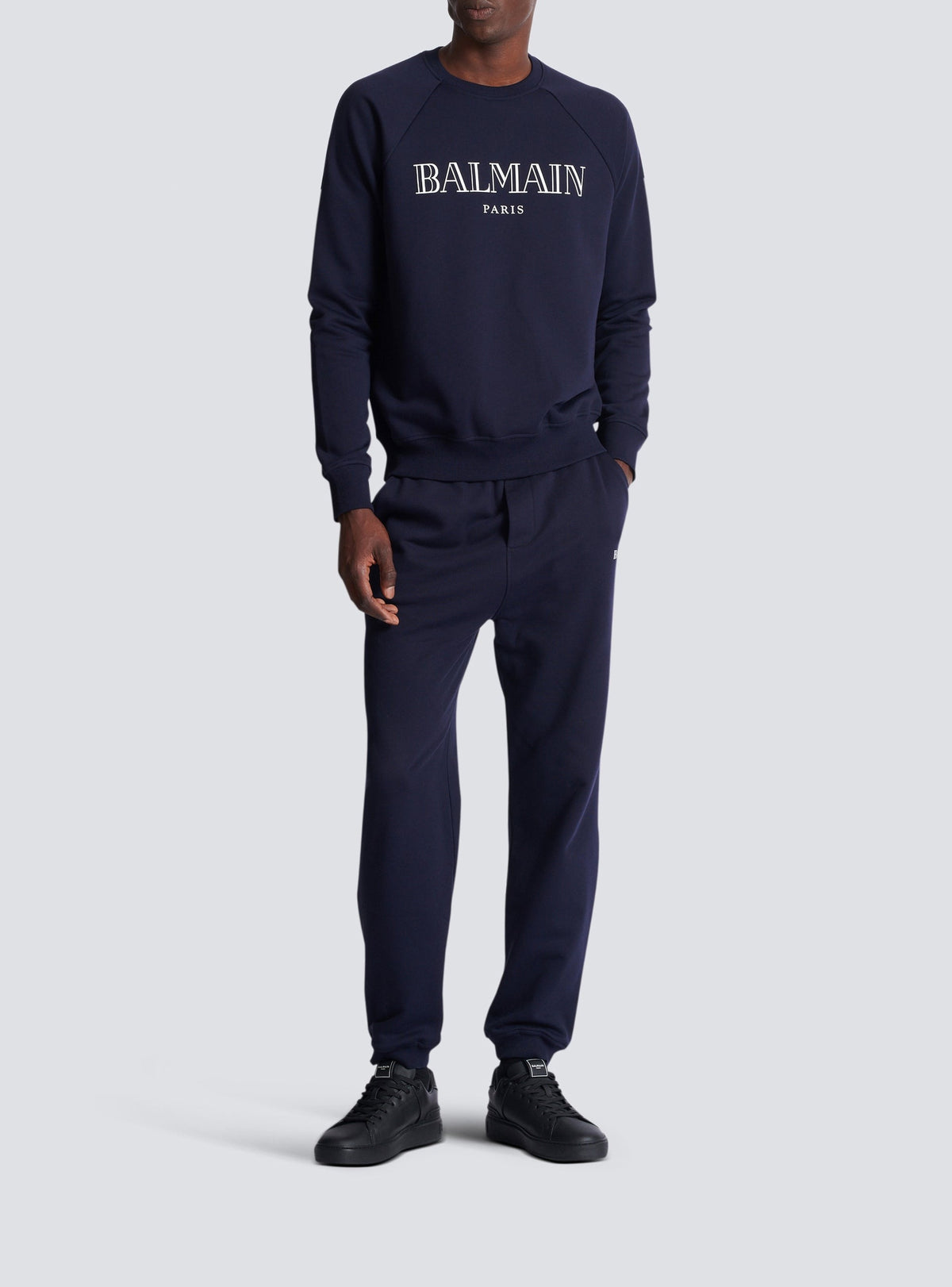 Vintage Sweatshirt - Dark Navy & White