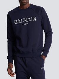 Vintage Sweatshirt - Dark Navy & White