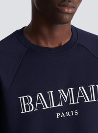 Vintage Sweatshirt - Dark Navy & White