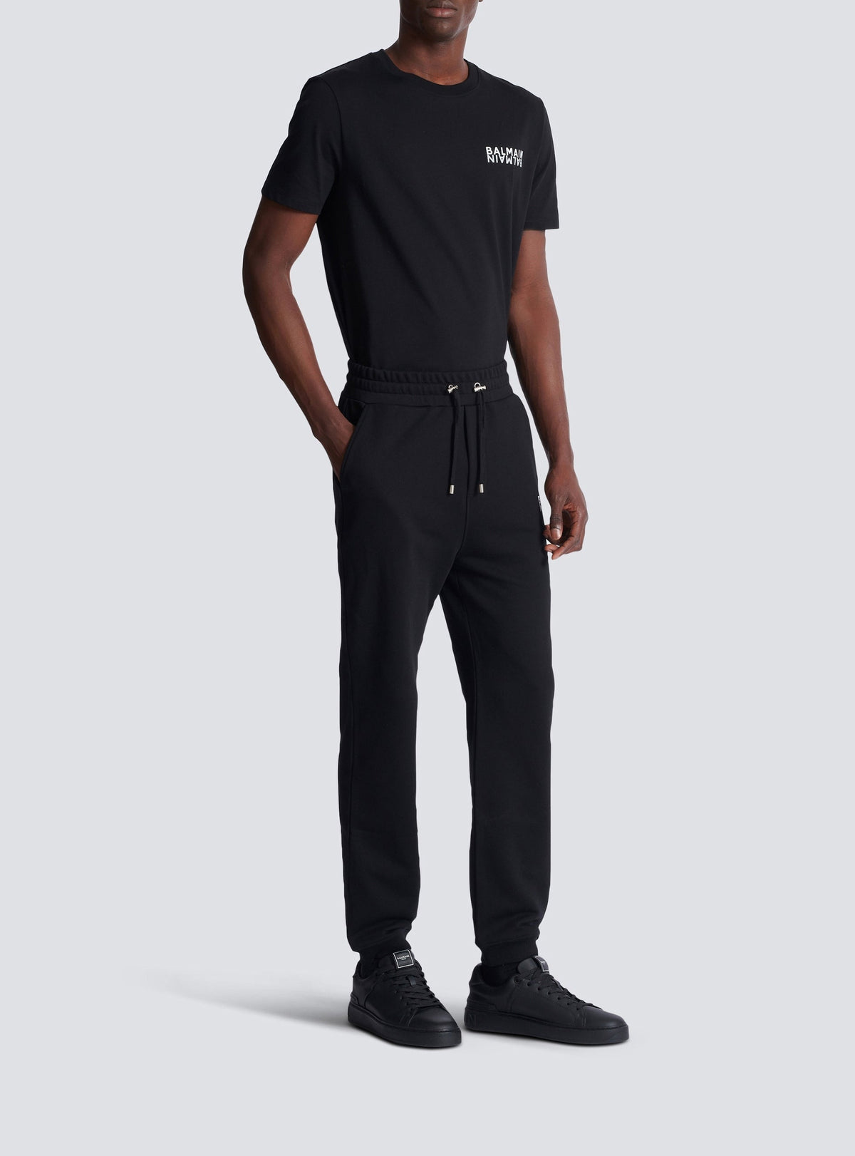 Pantalon de survêtement à logo - Noir & Blanc