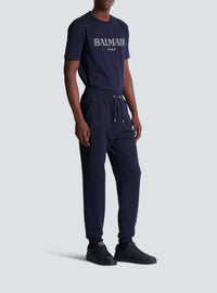 Logo Sweatpants - Dark Navy & White