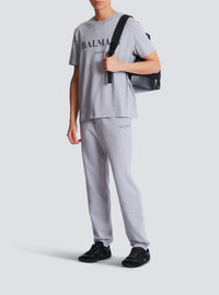 Logo Sweatpants - Heather Grey & Black