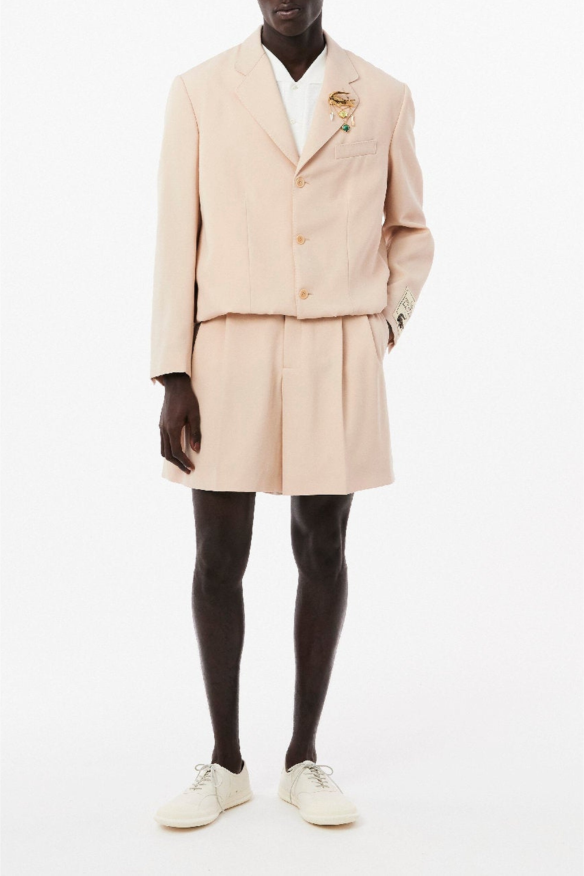 Wool Bermuda shorts with darts - Lioness