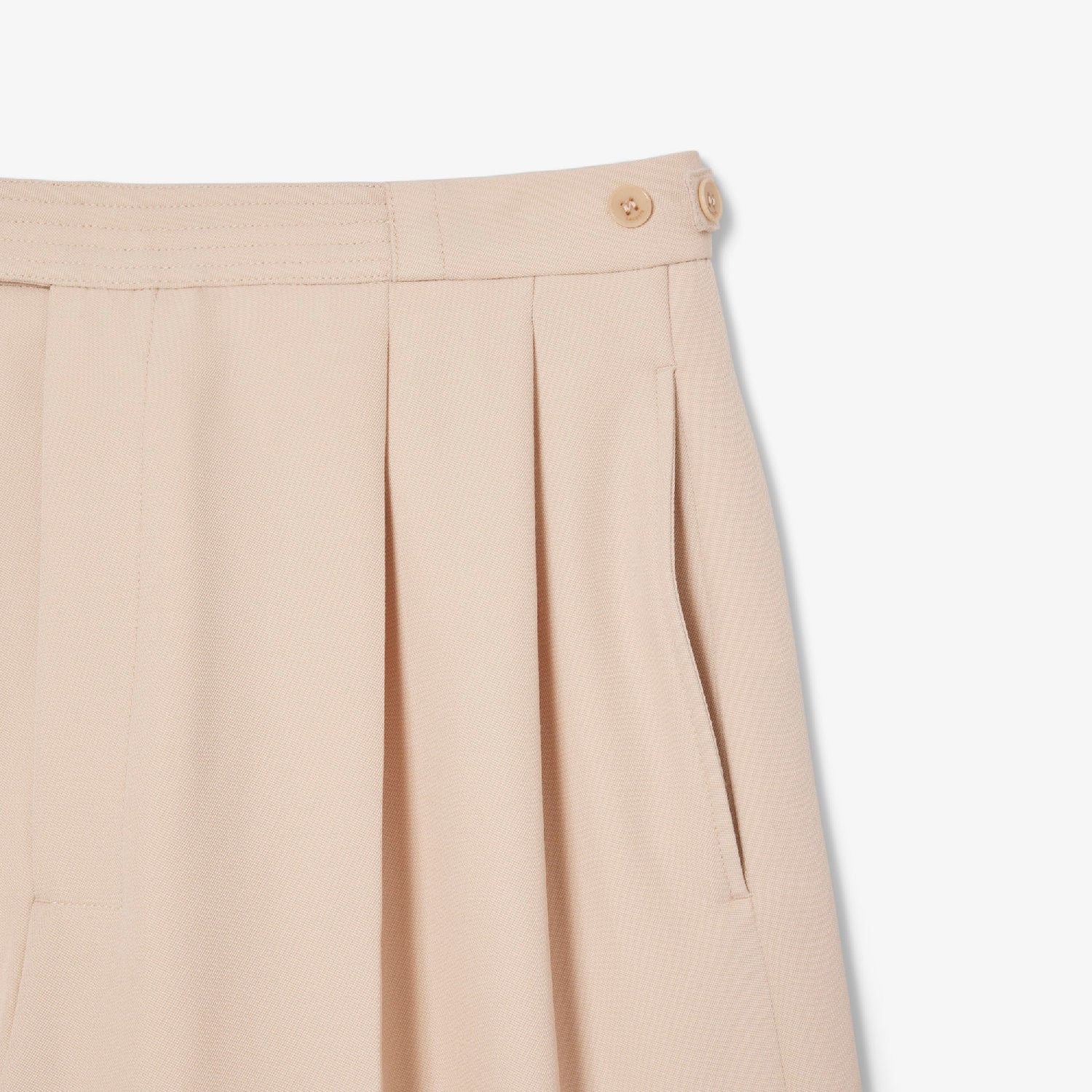Wool Bermuda shorts with darts - Lioness