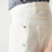 Bermuda ajusté en denim - Farine