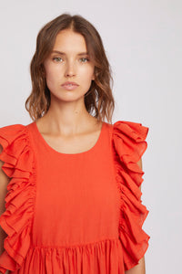 ZNOSTOCK_RED ROBE FILLETTE - Red