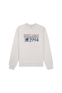 Sweatshirt à col rond imprimé - Heather Gray