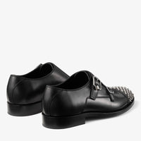 ZNO STOCK 0 / Reco 170 BLACK/GUNMETAL Shoe FINNION MONKSTRAP