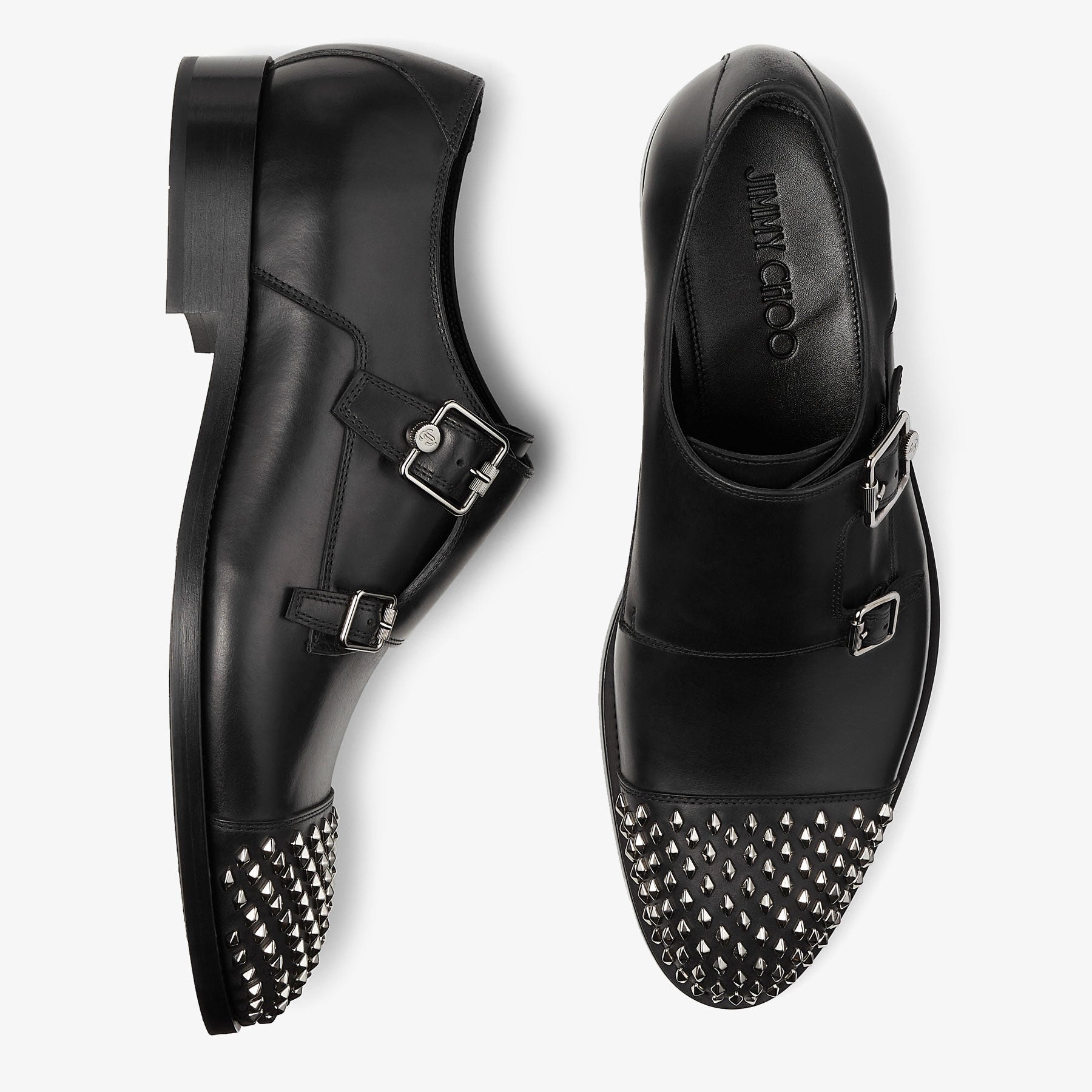 ZNO STOCK 0 / Reco 170 BLACK/GUNMETAL Shoe FINNION MONKSTRAP