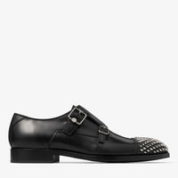 ZNO STOCK 0 / Reco 170 BLACK/GUNMETAL Shoe FINNION MONKSTRAP