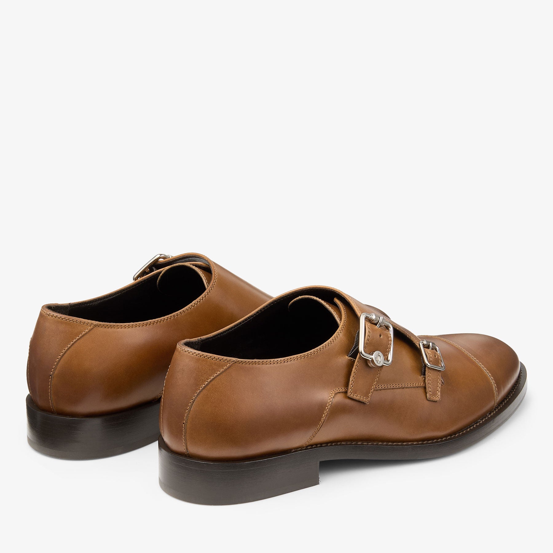 ZNO STOCK 0 / Reco 170 DARK TAN Shoe FINNION MONKSTRAP