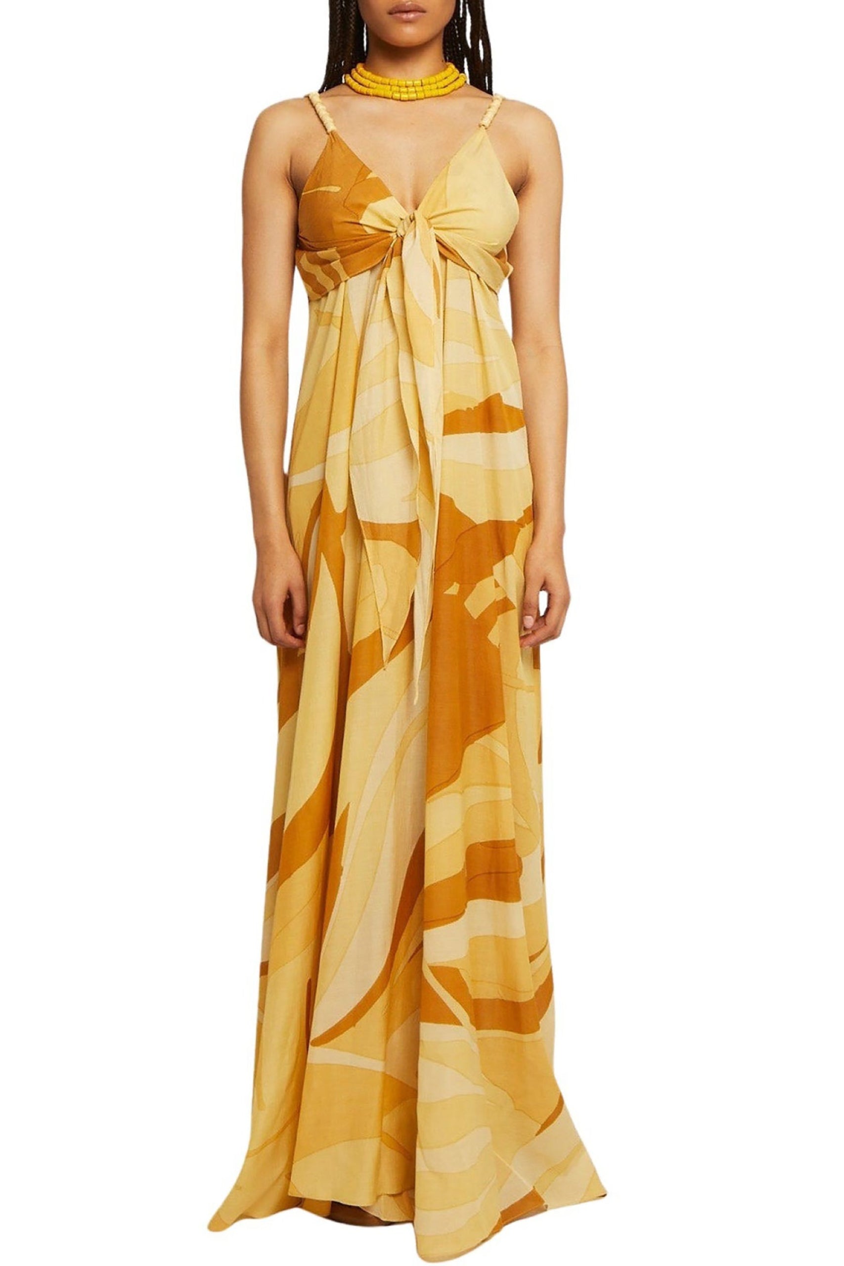 Robe Firenze coupe longue et fluide - Sand