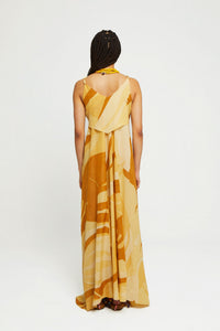 Robe Firenze coupe longue et fluide - Sand