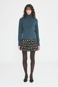 Pull col roulé Fisher - Blue