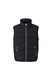 Doudoune courte Fisher sans manches en duvet - Black