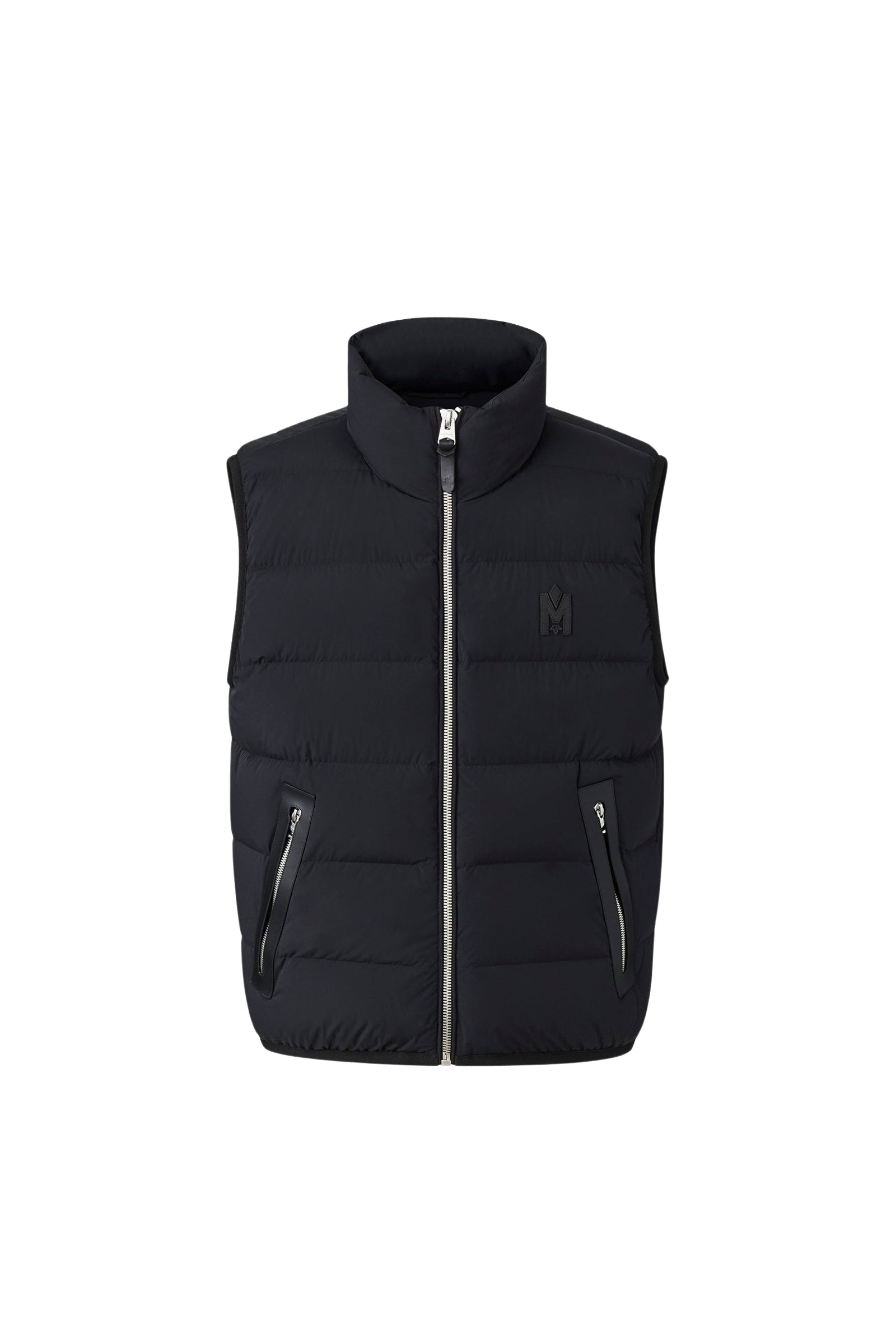 Doudoune courte Fisher sans manches en duvet - Black
