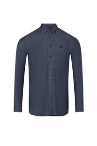 Chemise à broderie chiné - Bleu