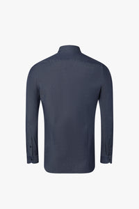 Chemise à broderie chiné - Bleu