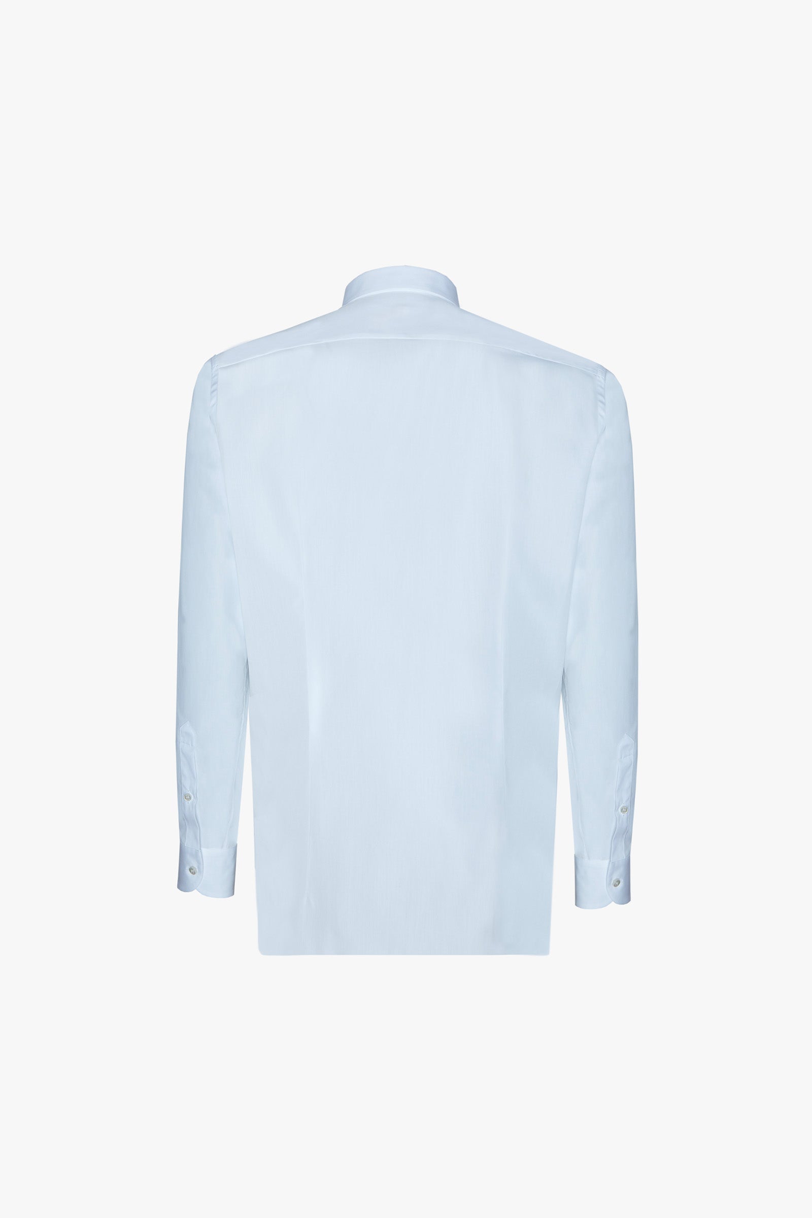 Chemise tissée et boutonnée - Bleu