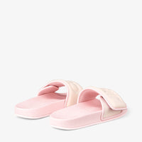 Fitz logo sandals in quilted lycra - Powder pink