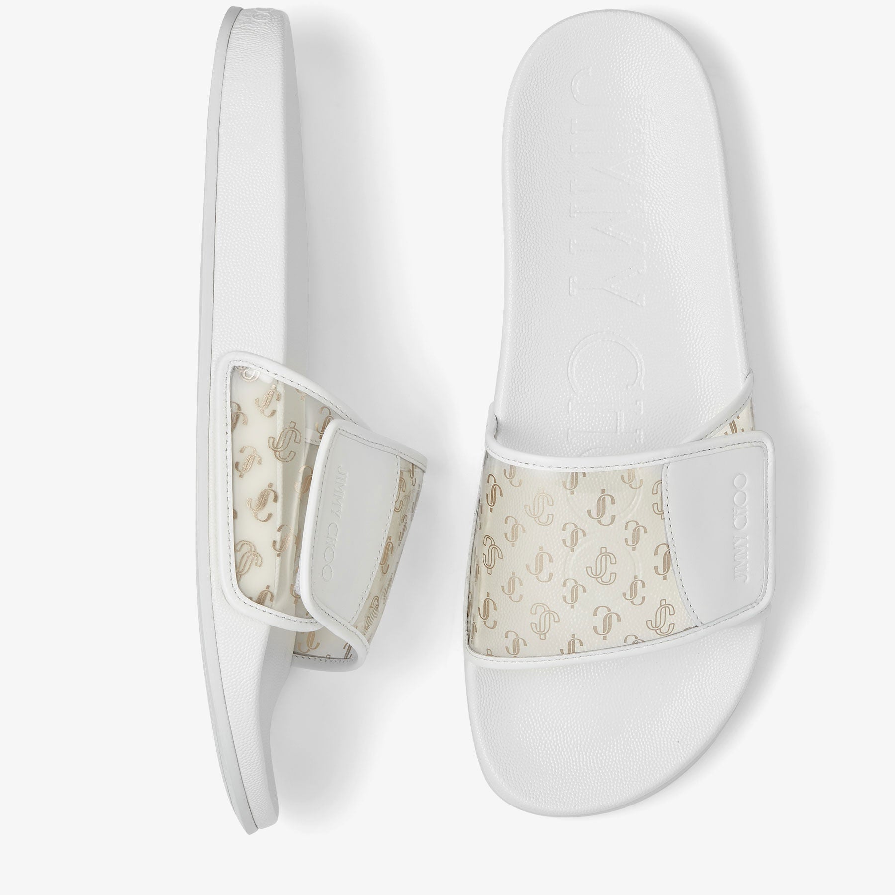 Sandales Fitz - Clear & White