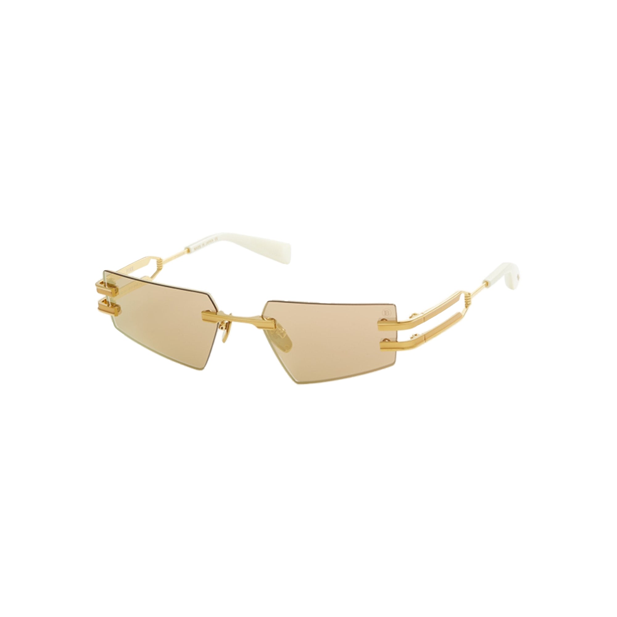 Lunettes de soleil mixtes Fixe - Gold & White