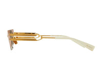 White Gold Matte White Gold Bone FIXE Lunettes de soleil