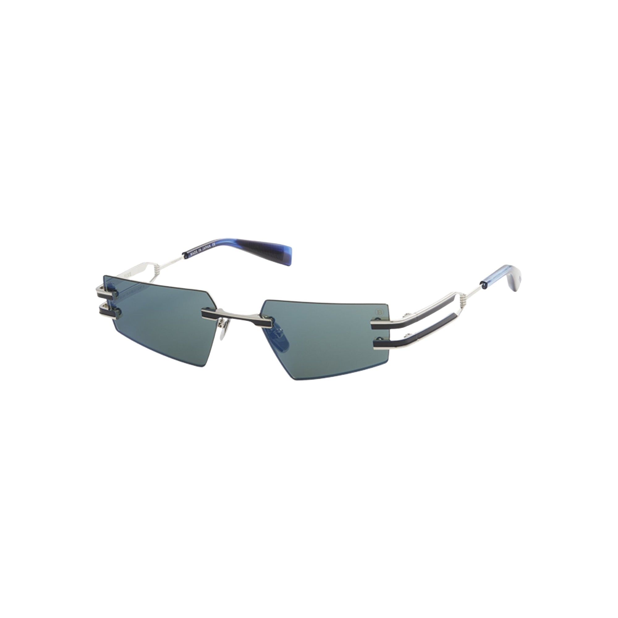 Lunettes de soleil mixtes Fixe - Silver & Navy