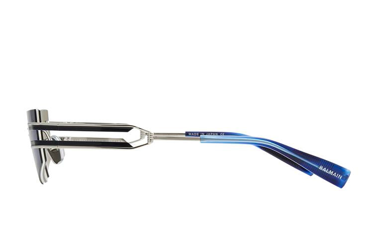 Silver Navy Enamel Blue Swirl FIXE Lunettes de soleil