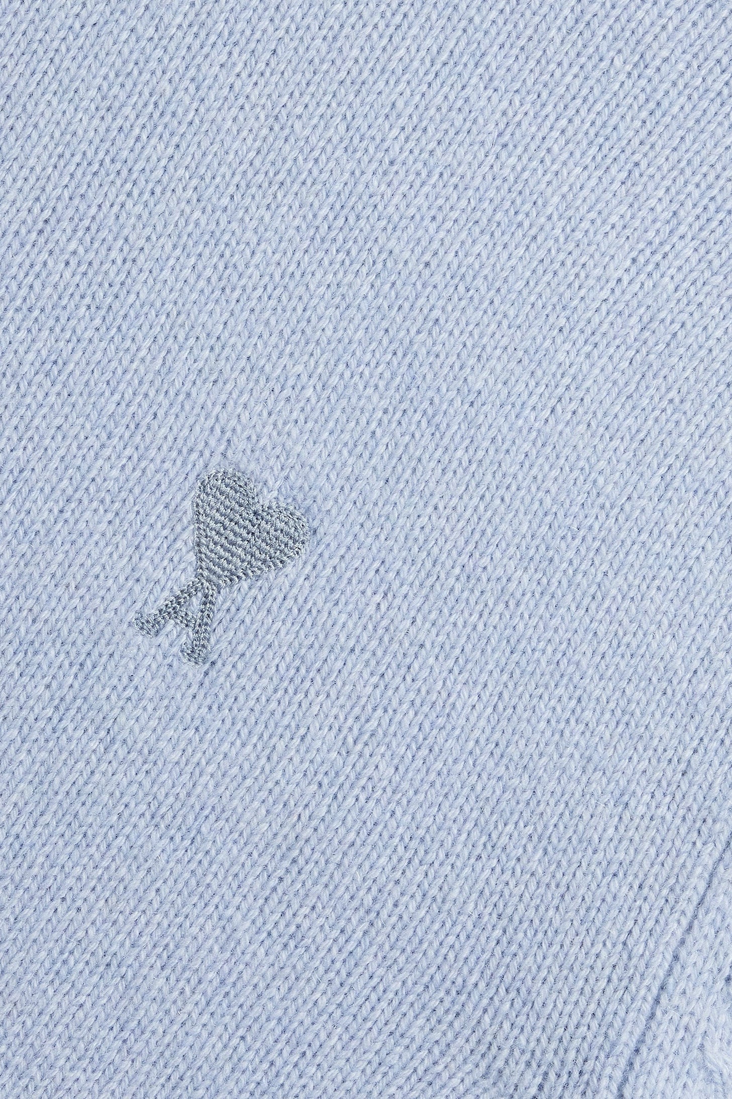 Pull col roulé Ami de Cœur en cachemire - Bleu Pale