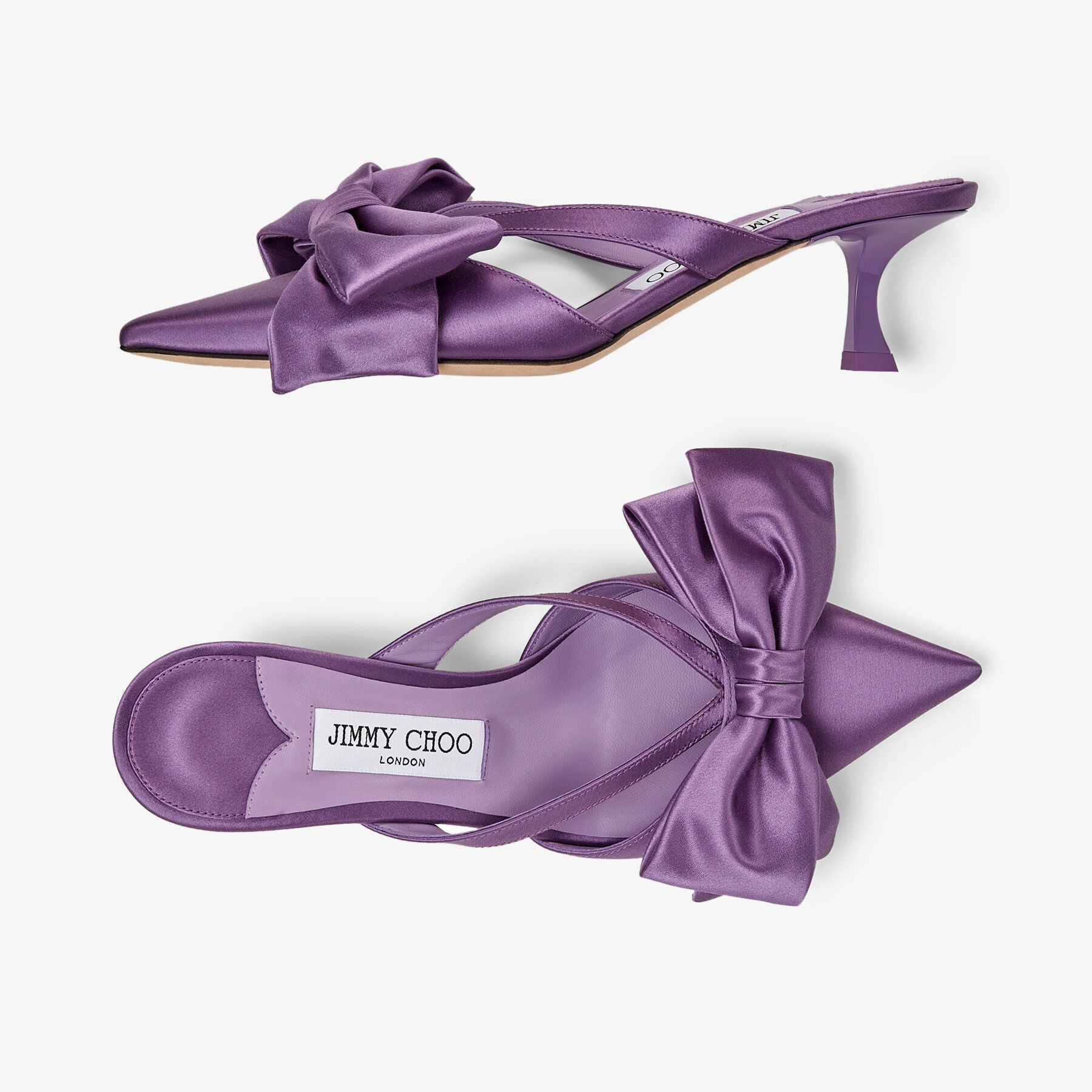 Flaca 50 mules - Wisteria & Wisteria