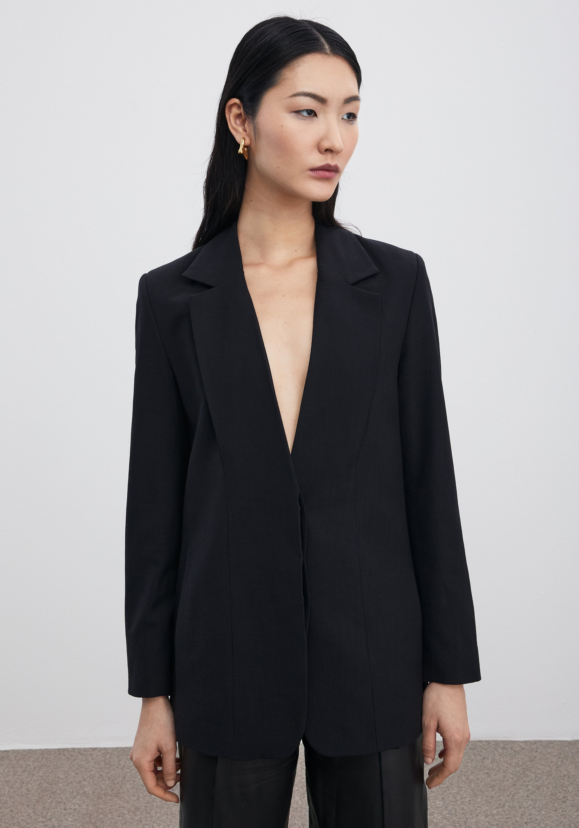 Blazer Flambe ajusté - Black