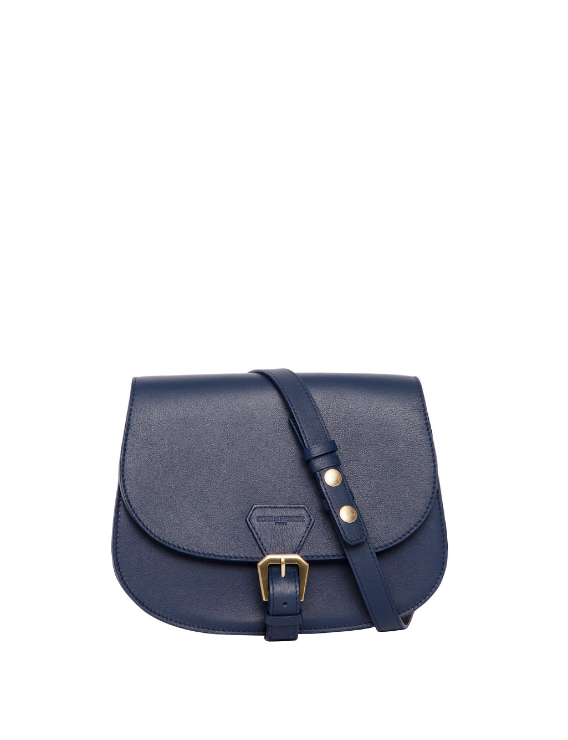 1qty NEW  / Sac bandoulière Flâneur en cuir -  Blue Navy