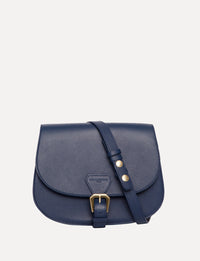 1qty NEW  / Sac bandoulière Flâneur en cuir -  Blue Navy