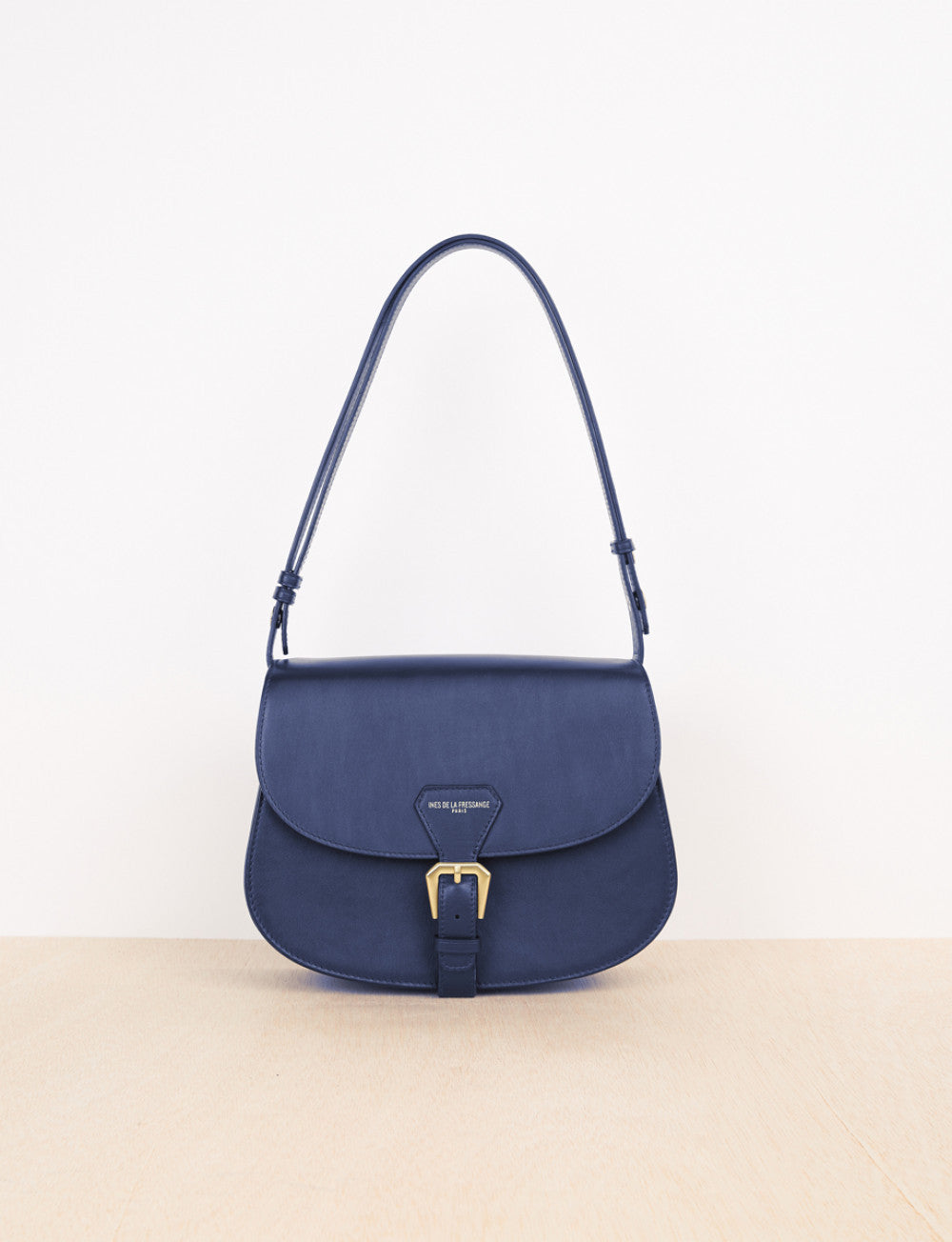 1qty NEW  / Sac bandoulière Flâneur en cuir -  Blue Navy