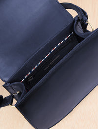 1qty NEW  / Sac bandoulière Flâneur en cuir -  Blue Navy