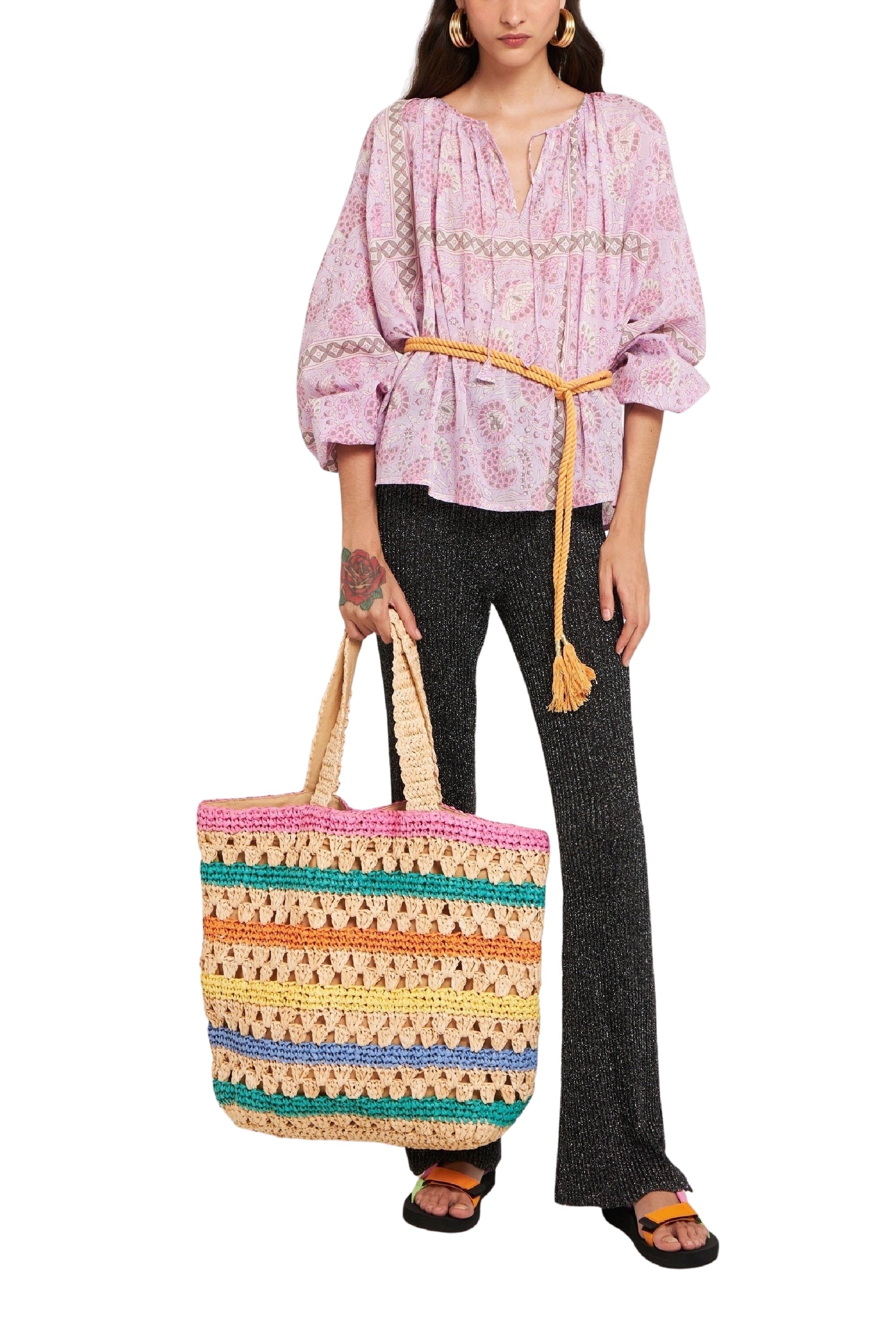 PURPLE FLAVIE BLOUSE
