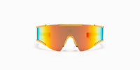 Brown Swirl White Gold FLECHE Lunettes de soleil