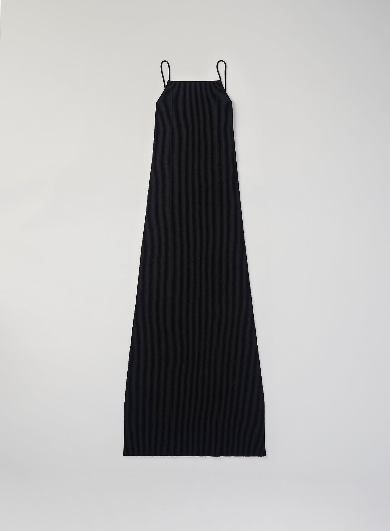 Robe Fleur côtelée - Black