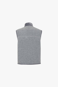 Gilet sans manches en cachemire - Gris & Gris foncé