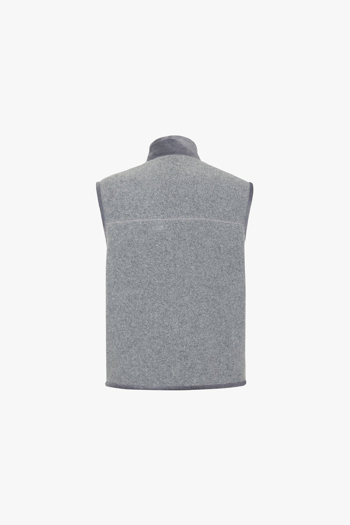 Gilet sans manches en cachemire - Gris & Gris foncé