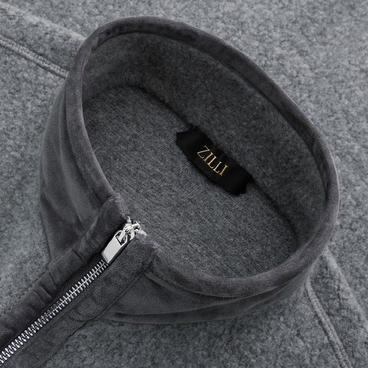 Gilet en cachemire - Gris & Gris foncé