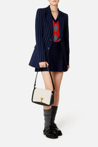 Sac Paris Paris bi matière - Natural & Black