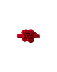Bracelet Floranevern en cuir - Rouge coquelicot